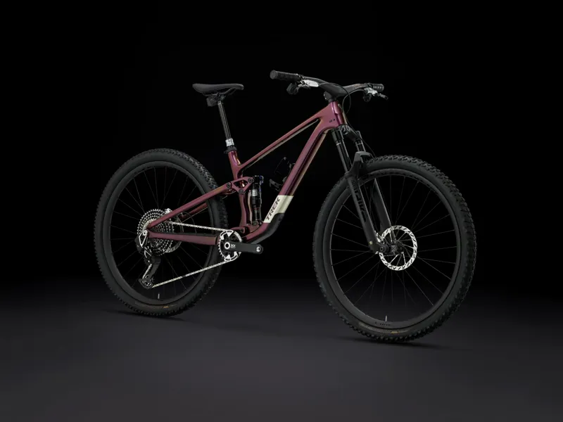 Trek Top Fuel 9.9 XX AXS Gen 4 Full Suspension Mountain Bike 2025 in Axinite Flip Purple-1