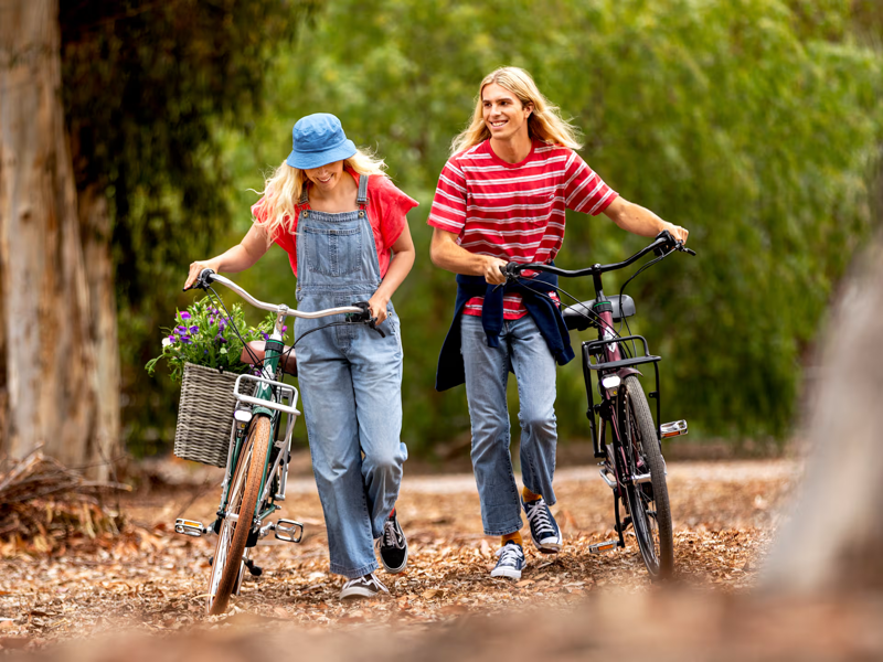 Electra Townie Commute Go 5i Step Thru Med Electric Bike 2025 in Red-11