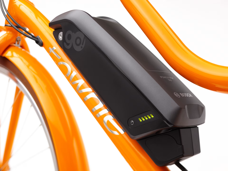 Electra Townie Commute Go 5i Step Thru Med Electric Bike 2025 in Orange-9