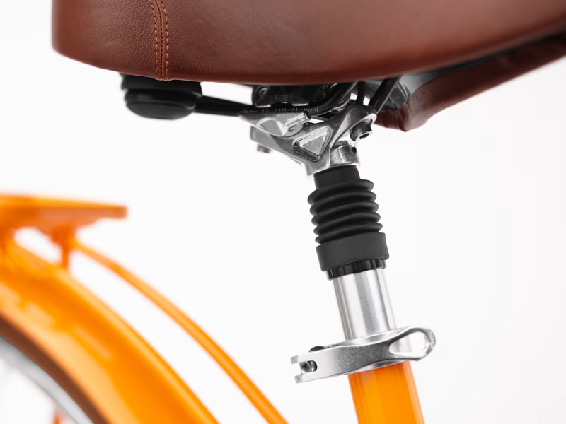 Electra Townie Commute Go 5i Step Thru Med Electric Bike 2025 in Orange-3