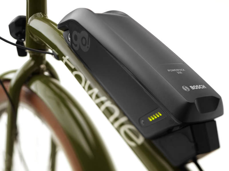 Electra Townie Go 5i Electric Hybrid Bike 2025 in Olive-8