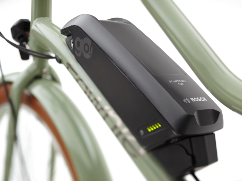 Electra Townie Go 5i Step Through Electric Hybrid Bike 2025 in Green Tea-8