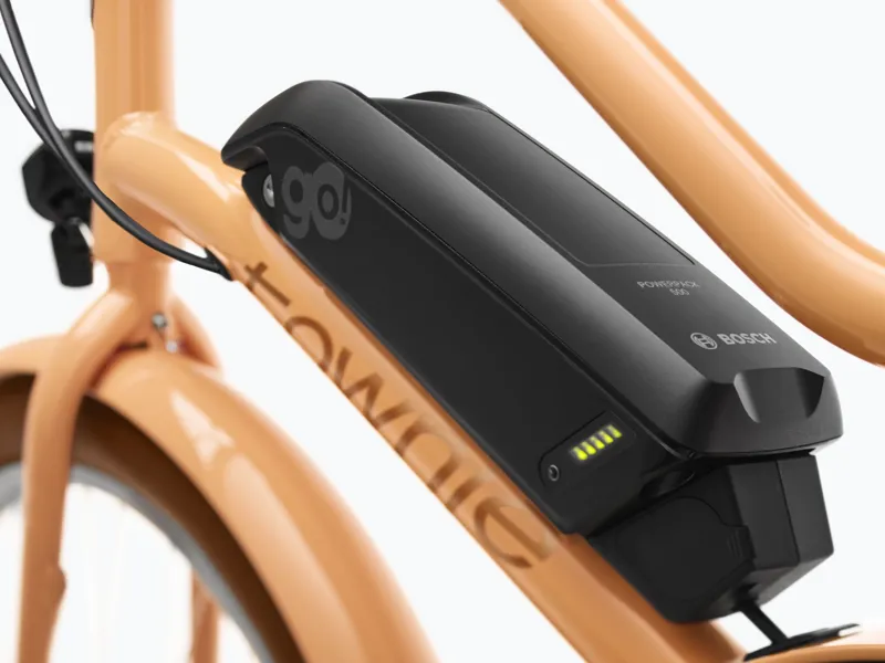 Electra Townie Go 5i Step Through Electric Hybrid Bike 2025 in Apricot-4