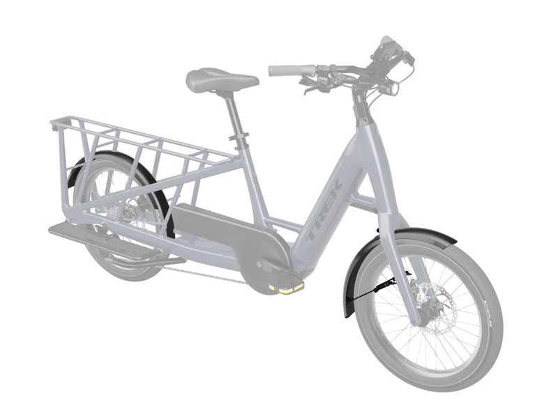 Trek Fetch+ 2 Mudguard Set in Black-1