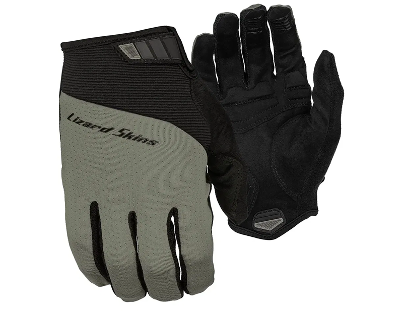 Lizard Skins Monitor Traverse Long Finger Gloves in Titanium Gray-1