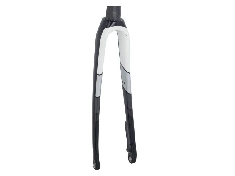 Balfes Bikes Trek 2017 Domane SL 6 700c Disc Rigid Fork in Black Pearl/Crystal White | Free postage over £30, £10 off first order, price match & 0% finance.