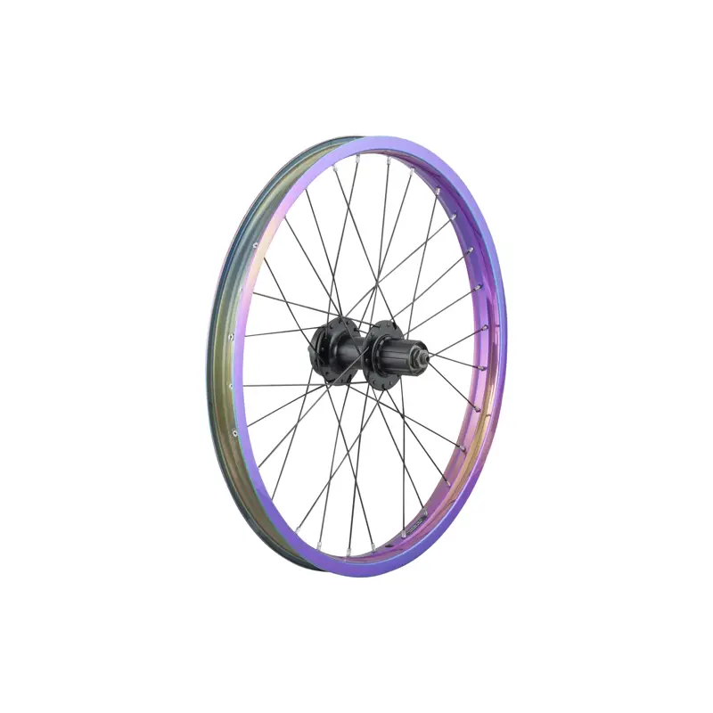 Balfes Bikes Trek 20 Disc MTB Wheel in Purple/Teal | Free postage over £30, £10 off first order, price match & 0% finance.