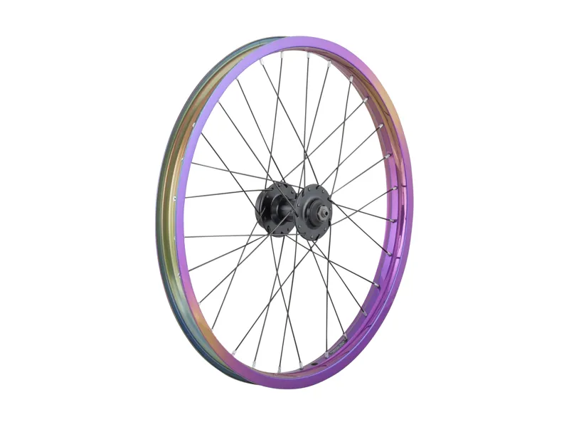 Balfes Bikes Trek 20 Disc MTB Wheel in Purple/Teal | Free postage over £30, £10 off first order, price match & 0% finance.