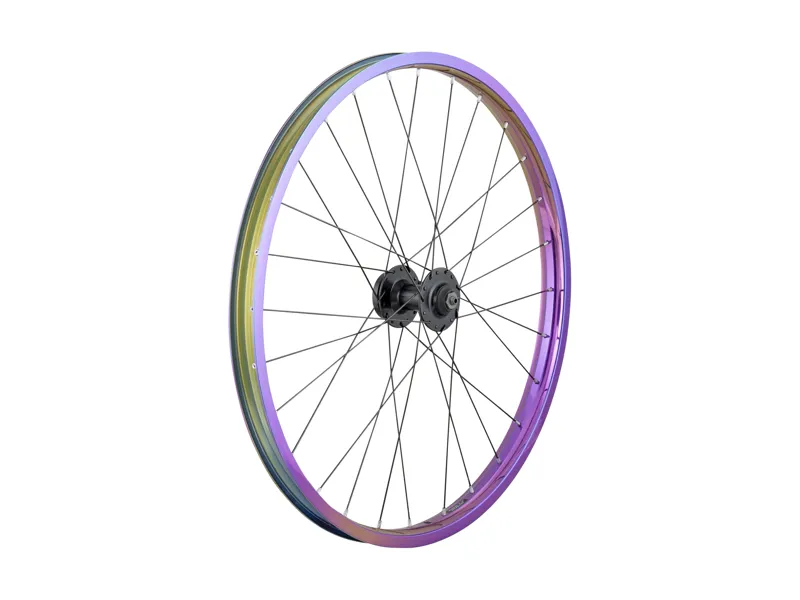 Balfes Bikes Trek 24 Disc MTB Wheel in Purple/Teal | Free postage over £30, £10 off first order, price match & 0% finance.