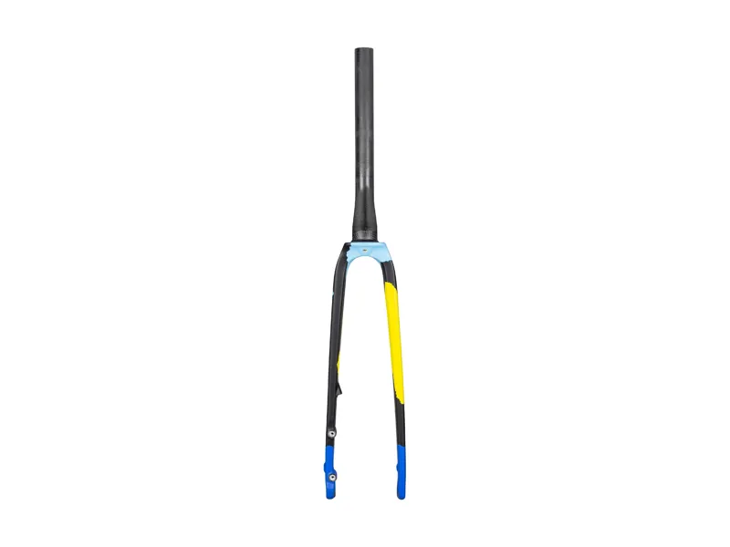 Trek Domane SLR Gen 4 700c Rigid Fork in Trek Black/Yellow-1