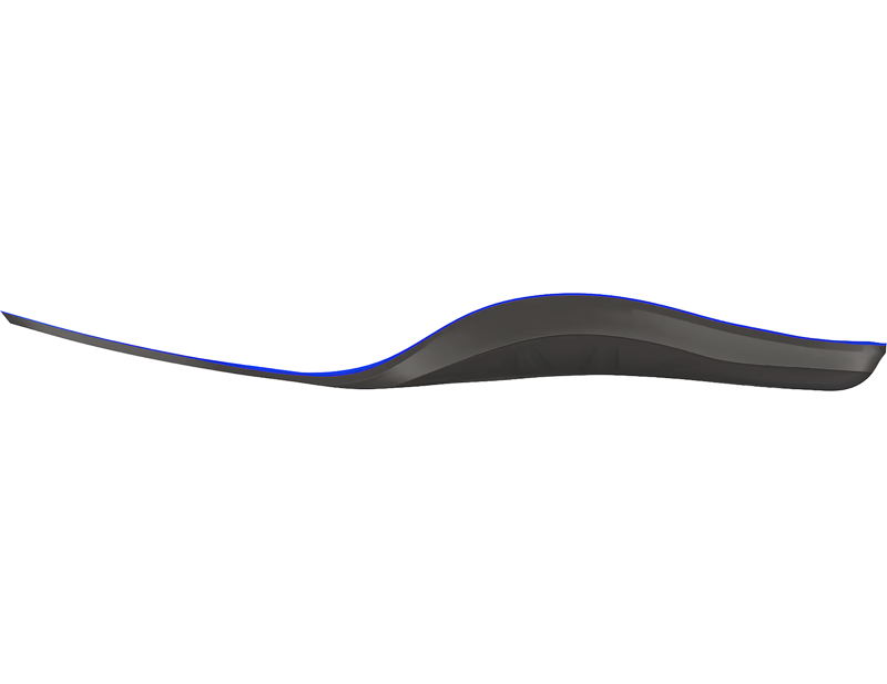 Trek BioDynamic High Arch Cycling Insoles in Blue-2