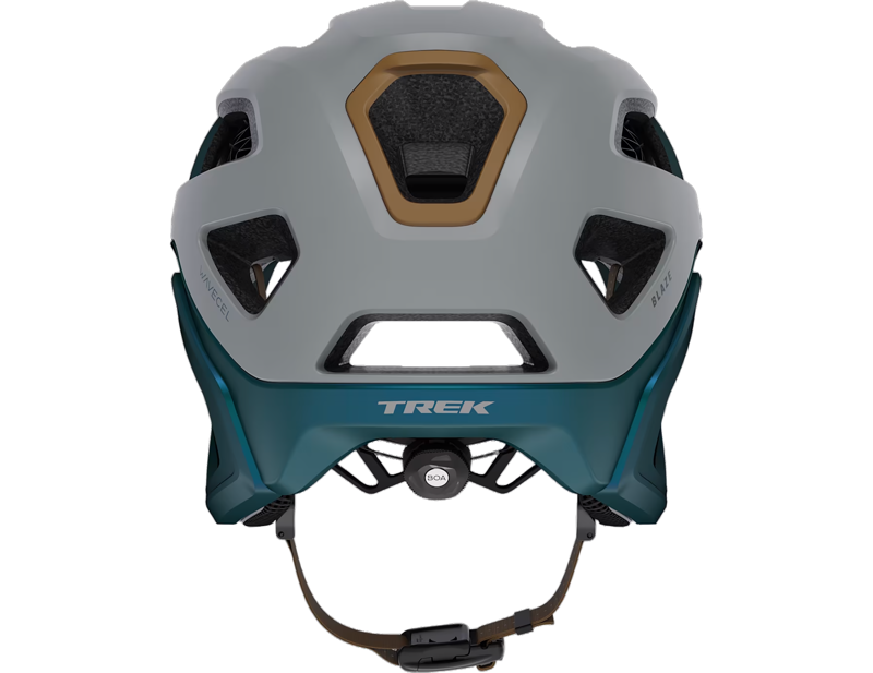 Trek Blaze WaveCel Mountain Bike Helmet in Gravel/Dark Aquatic-2