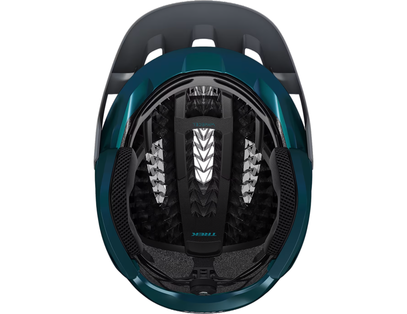 Trek Blaze WaveCel Mountain Bike Helmet in Gravel/Dark Aquatic-3