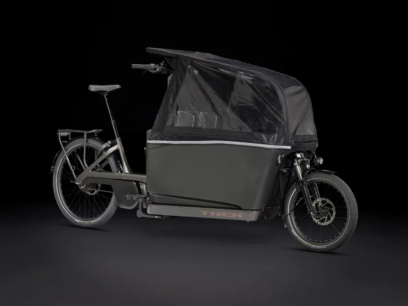 EX DISPLAY Trek Fetch+ 4 Electric Cargo Bike 2025 in Dnister Black-1