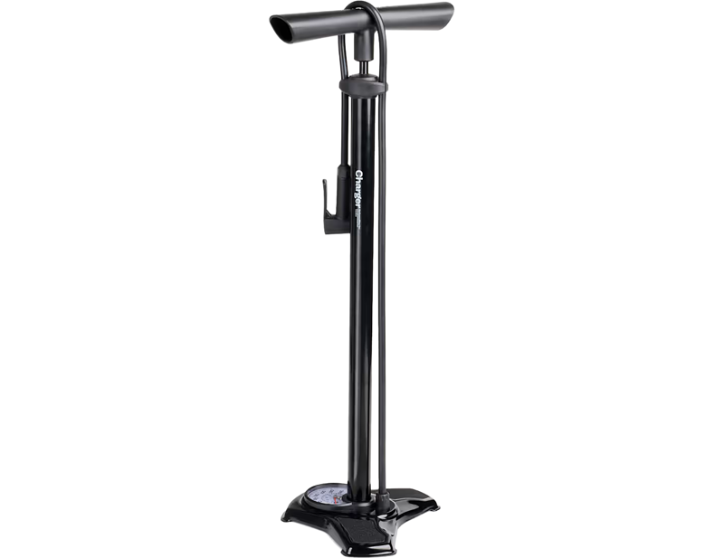 Trek Charger Floor Pump in Black