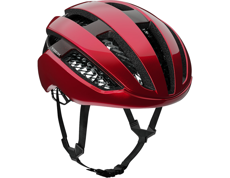 Trek Circuit Wavecel Road Helmet in Fury Red