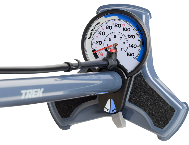 Trek Dual Charger Floor Pump in Catalina Fog-1