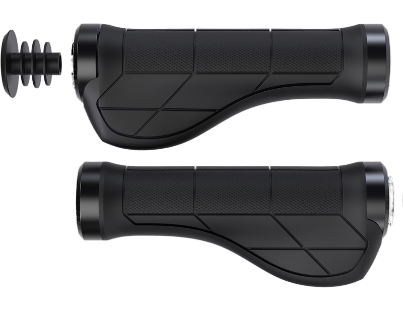 Trek Ergonomic Pro MTB Grip Set 130/130 in Black-2