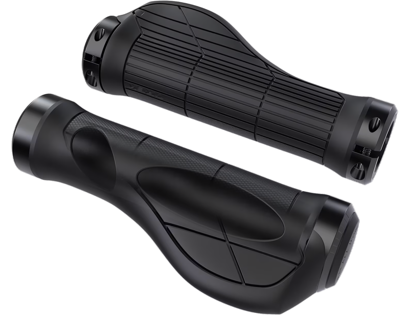 Trek Ergonomic Pro MTB Grip Set 130/130 in Black-1