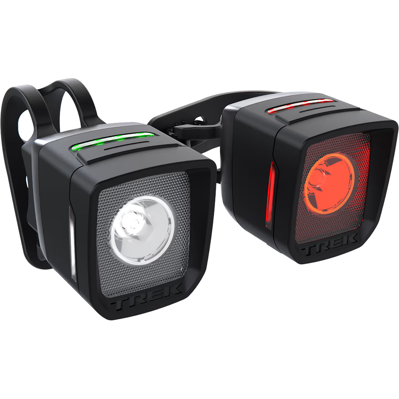 Balfes Bikes Trek Ion 100 R/Flare R City Bike Light Set in Black | Free postage over £30, £10 off first order, price match & 0% finance.