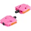 Trek Kids Small 9/16 Inch Platform Pedal Set in Pink Frosting
