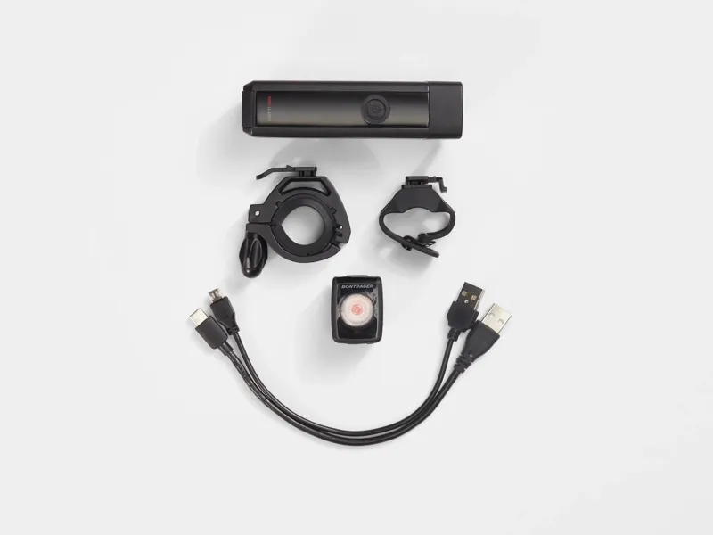 Trek Commuter Pro RT Flare RT USB Rechargeable Bike Light Set in Black-4