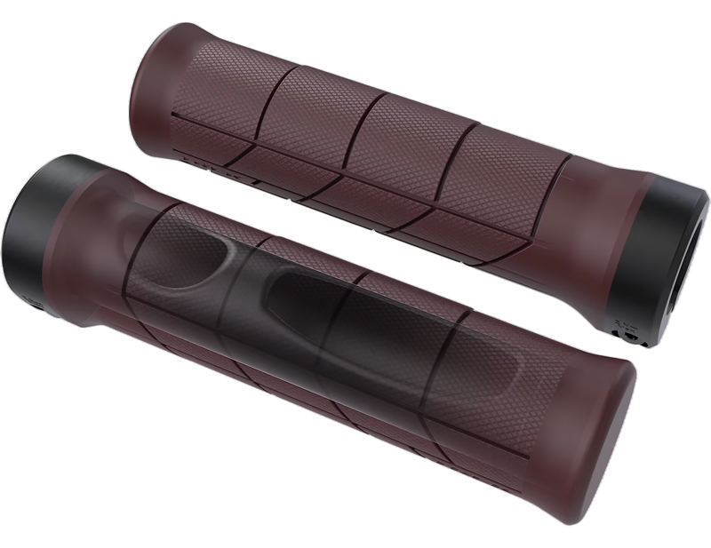 Trek Line Comp MTB Grip Set in Cobra Blood Red-2
