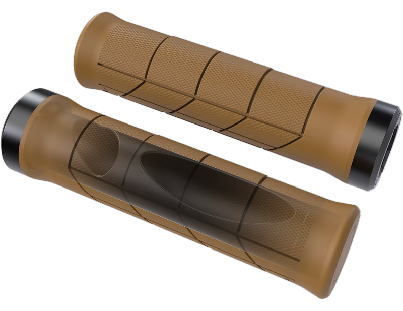 Trek Line Elite MTB Grip Set in Tan-2