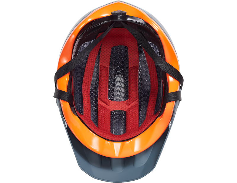 Trek Rally WaveCel Mountain Bike Helmet in Battleship Blue/Orange-4