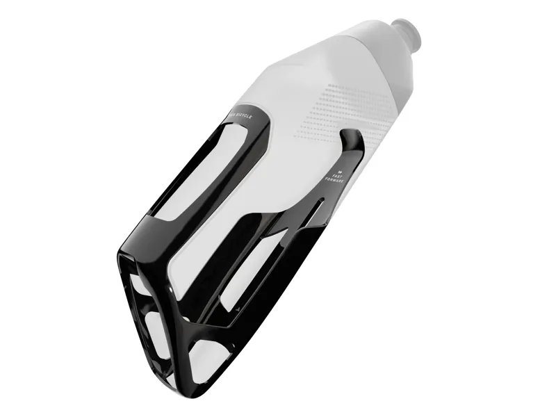 Trek RSL Aero Water Bottle and Cage in Black/Smoke-1