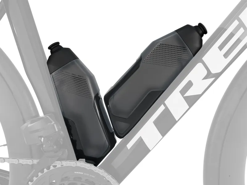Trek RSL Aero Water Bottle and Cage in Black/Smoke-4