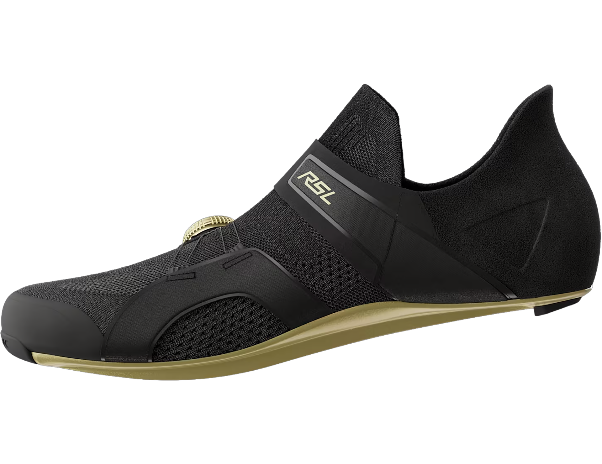 Trek RSL Knit Road Cycling Shoes in Black/Gold