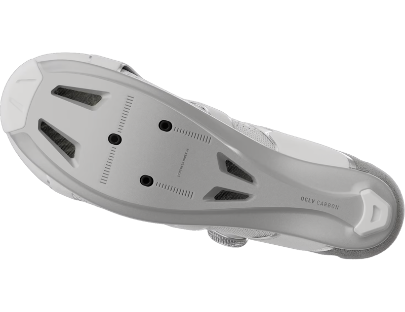 Trek RSL Knit Road Cycling Shoes in White/Silver-2