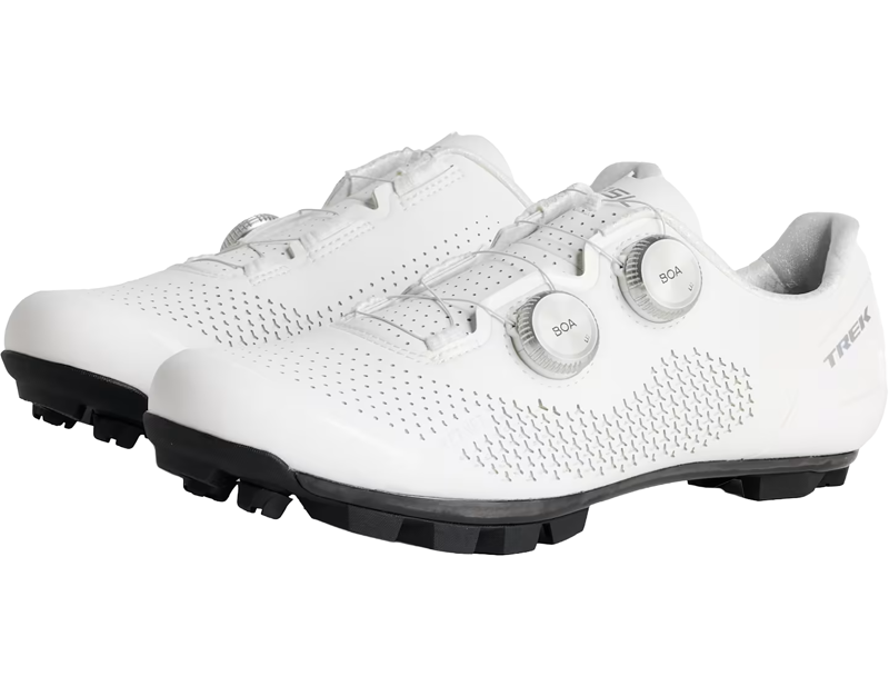 Trek RSL Mountain Bike Shoe in White/Silver-3