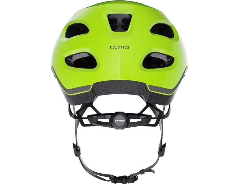 Trek Solstice Bike Helmet in Radioactive Yellow-2