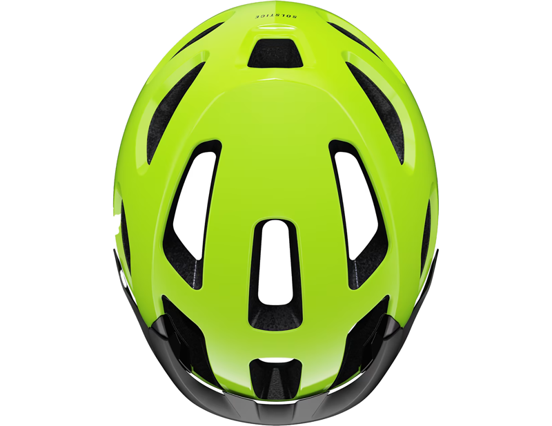 Trek Solstice Bike Helmet in Radioactive Yellow-5