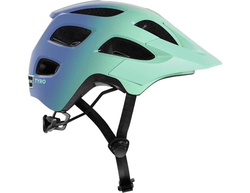 Trek Tyro Children's Bike Helmet in Aloha Green/UltraViolet-4