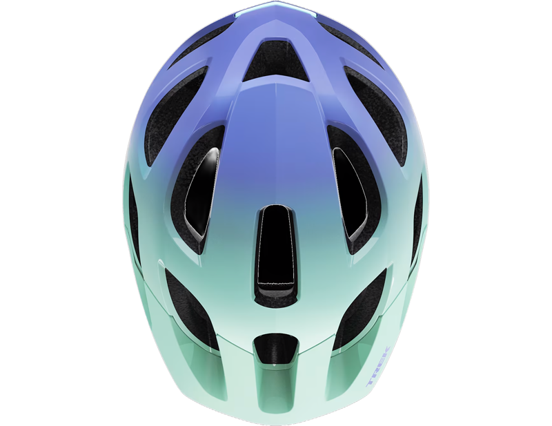 Trek Tyro Children's Bike Helmet in Aloha Green/UltraViolet-5
