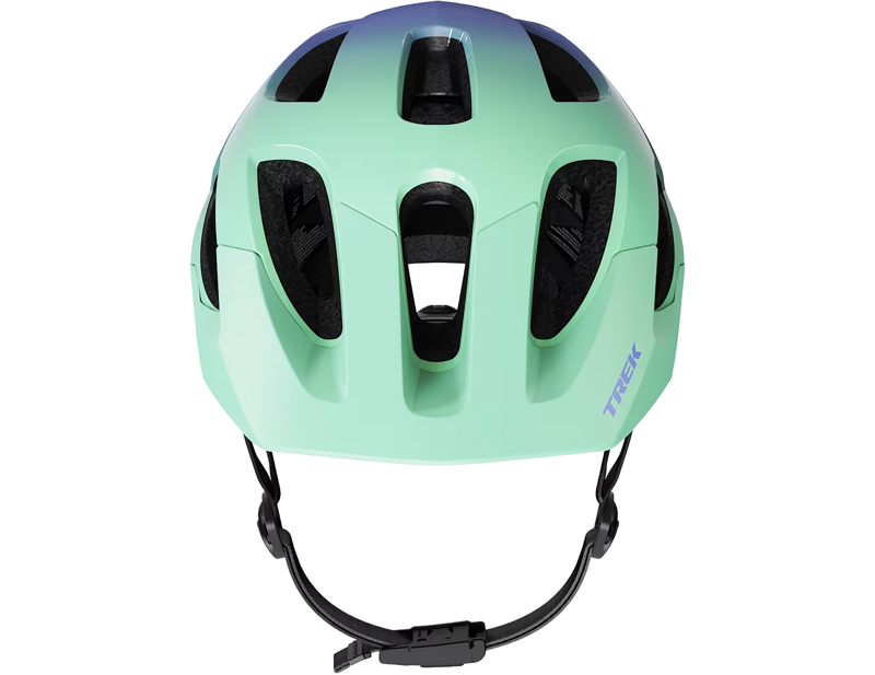 Trek Tyro Youth Bike Helmet in Aloha Green/Ultra Violet-1