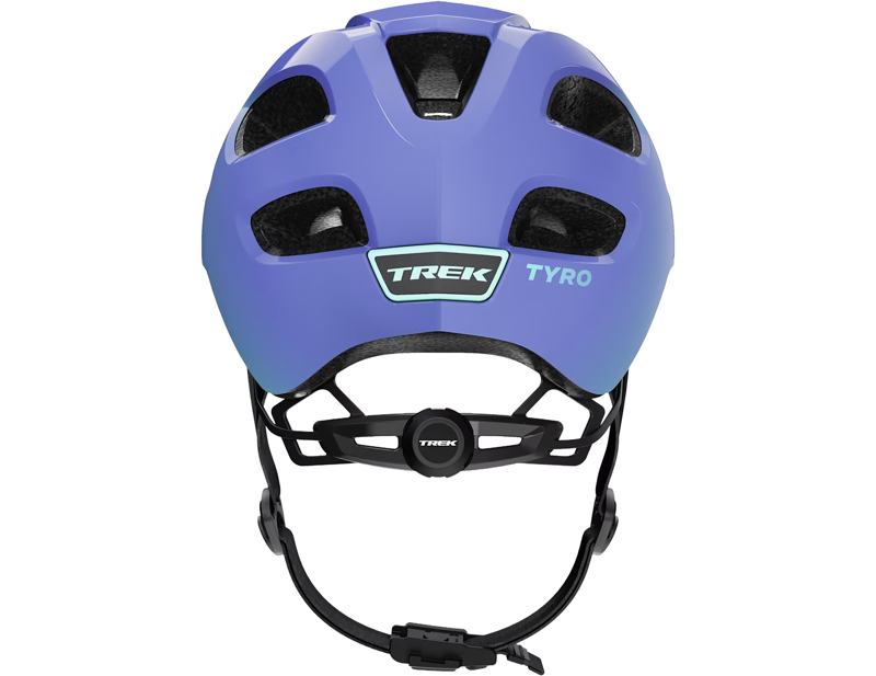 Trek Tyro Youth Bike Helmet in Aloha Green/Ultra Violet-2