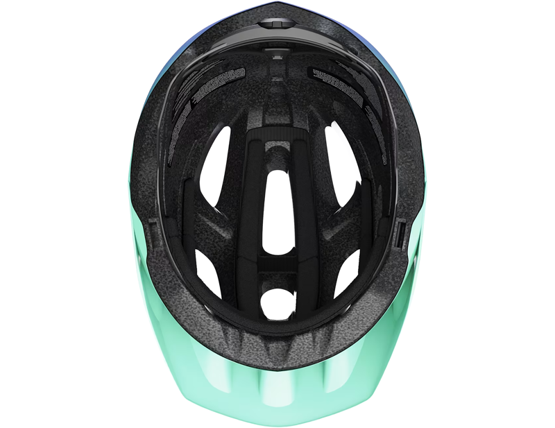 Trek Tyro Youth Bike Helmet in Aloha Green/Ultra Violet-3