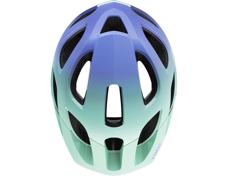 Trek Tyro Youth Bike Helmet in Aloha Green/Ultra Violet-5