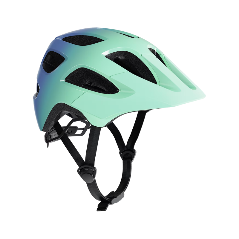 Balfes Bikes Trek Tyro Youth Bike Helmet in Aloha Green/Ultra Violet | Free postage over £30, £10 off first order, price match & 0% finance.