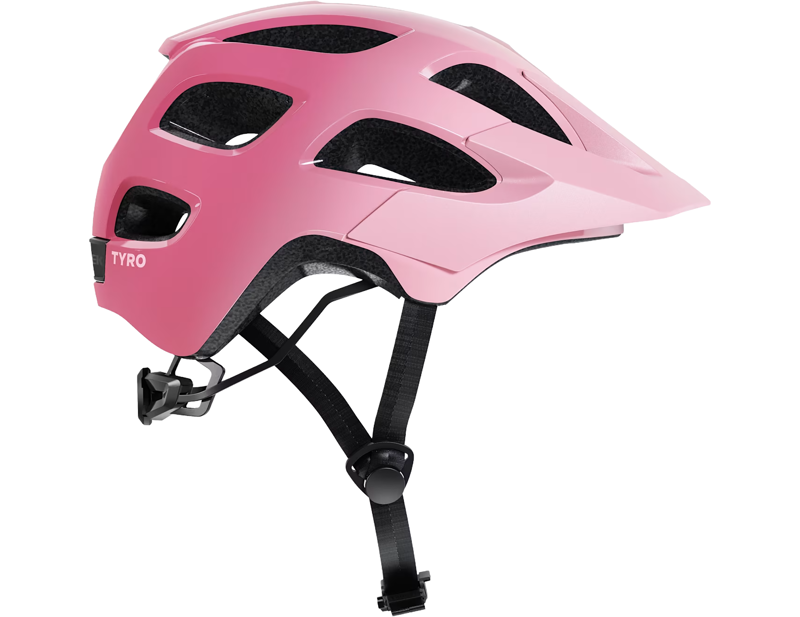 Trek Tyro Youth Bike Helmet in Blush/Pink Frosting-4