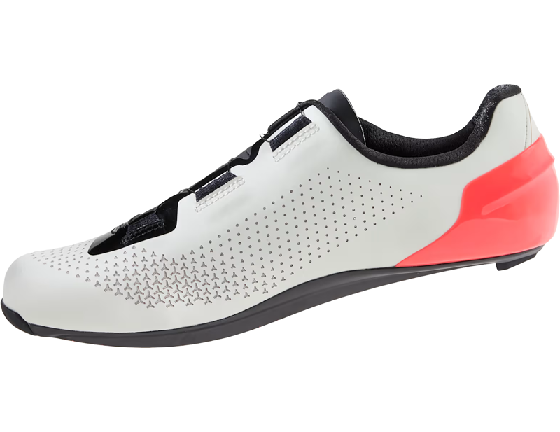 Trek Velocis Road Cycling Shoes in Era White/Coral-1