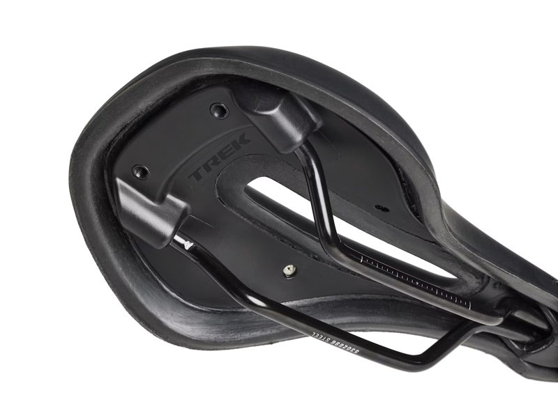 Trek Verse Short Bike Saddle 250 x 145 mm in Black-2