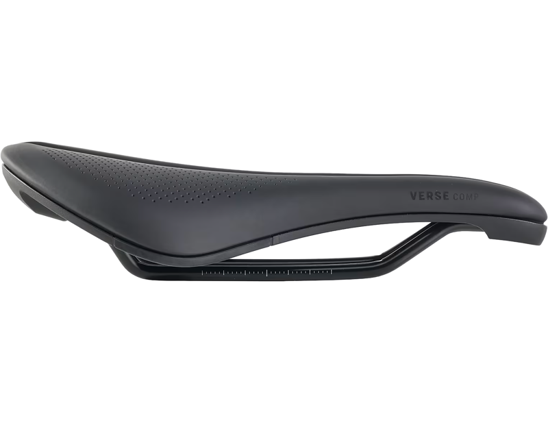 Trek Verse Short Comp Bike Saddle 250 x 145 mm in Black-1
