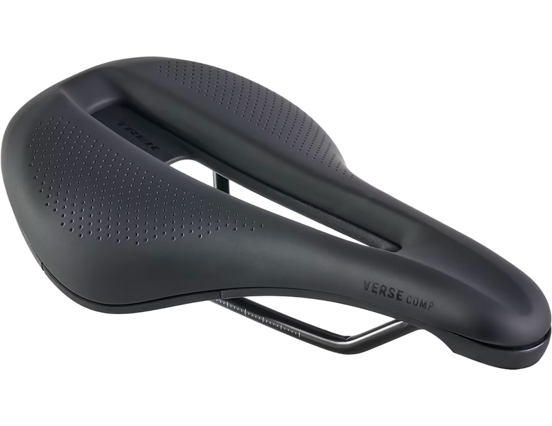 Trek Verse Short Comp Bike Saddle 250 x 145 mm in Black