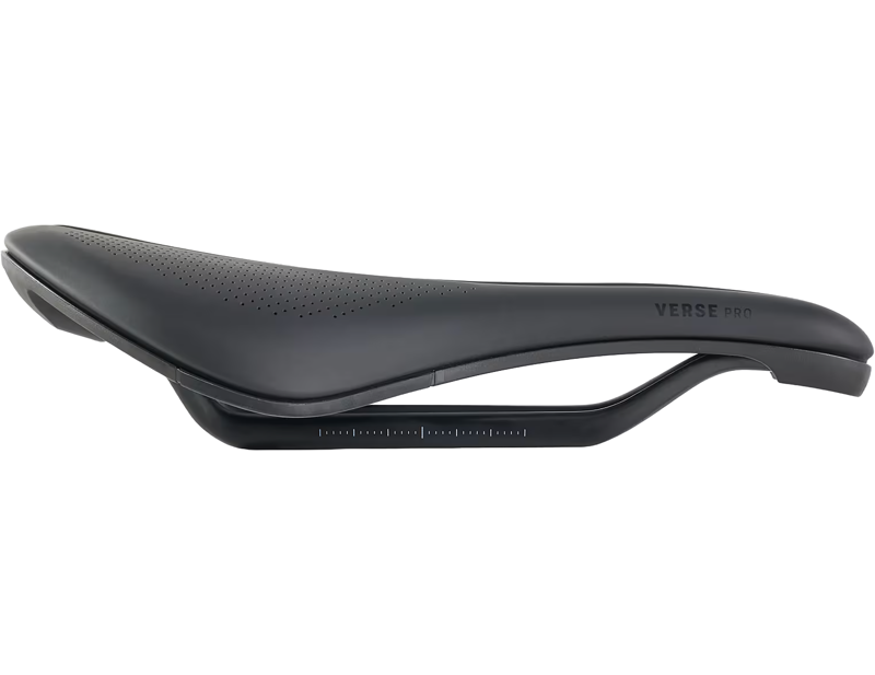 Trek Verse Short Pro Bike Saddle 250 x 155 mm in Black-1