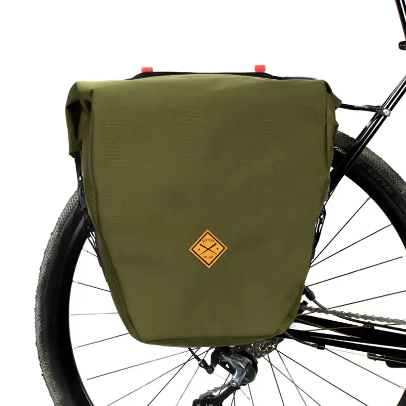 Balfes Bikes Restrap Pannier Large 22L in Olive | Free postage over £30, £10 off first order, price match & 0% finance.